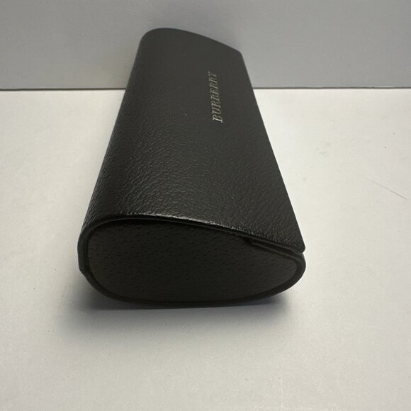 Burberry Black Leather Glasses Sunglasses Hard Shell Case Only Quiet Luxury - Picture 3 of 4